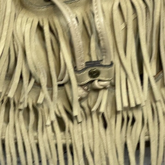Patricia Nash Crossbody Purse Tan Suede Leather Fringe Bag - Picture 10 of 16